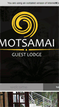 Mobile Screenshot of motsamai.com